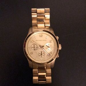 Gold Michael Kors watch